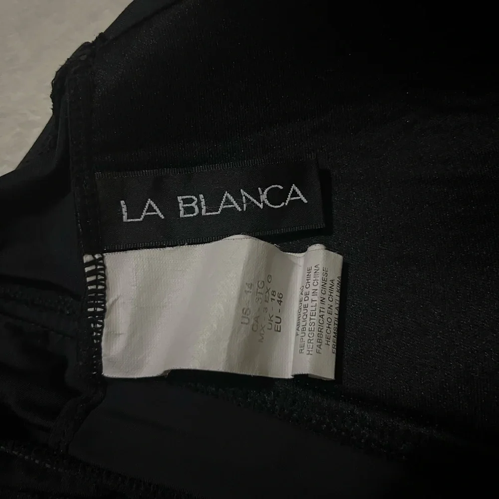La Blanca‎ Black Swimsuit one piece Sz 14
